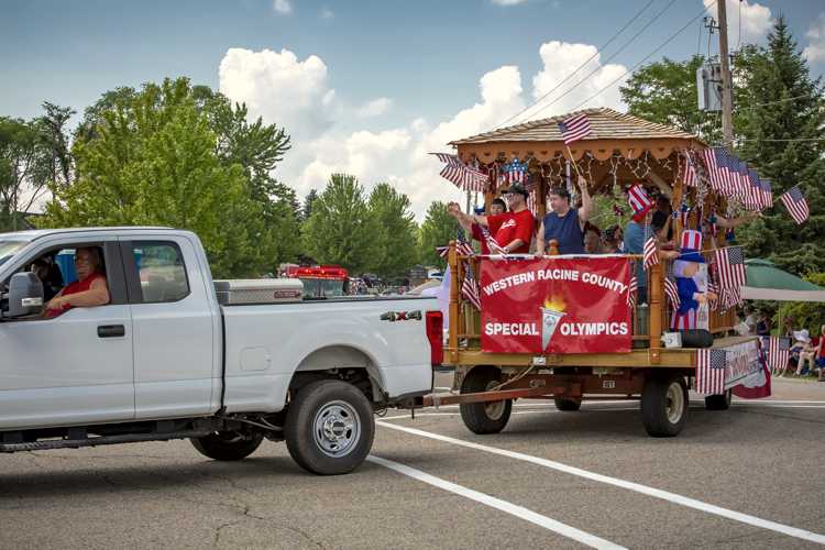 Special Olympics at the July 4th parade